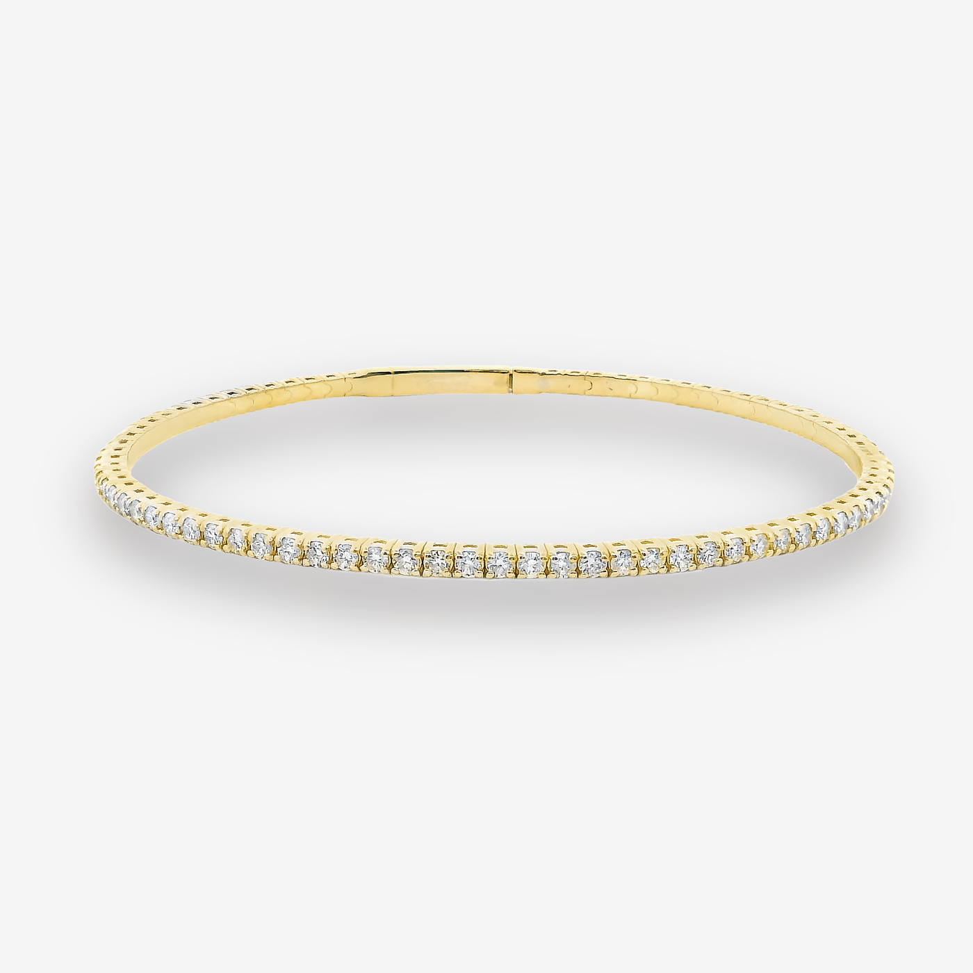 2.00CT Diamond Eternity Flex Bangle Bracelet