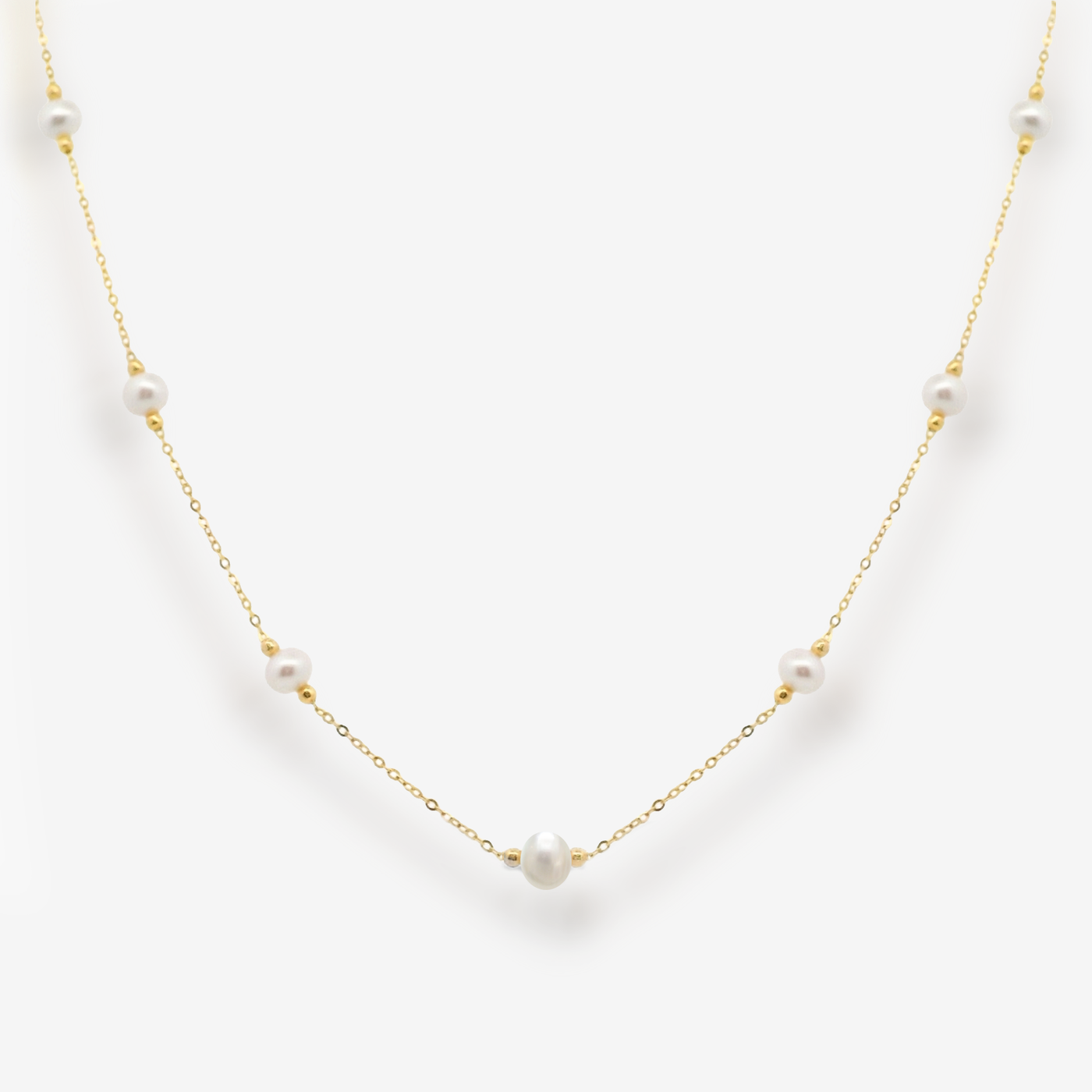 4-4.5MM Pearl Station 36" Bead It Necklace