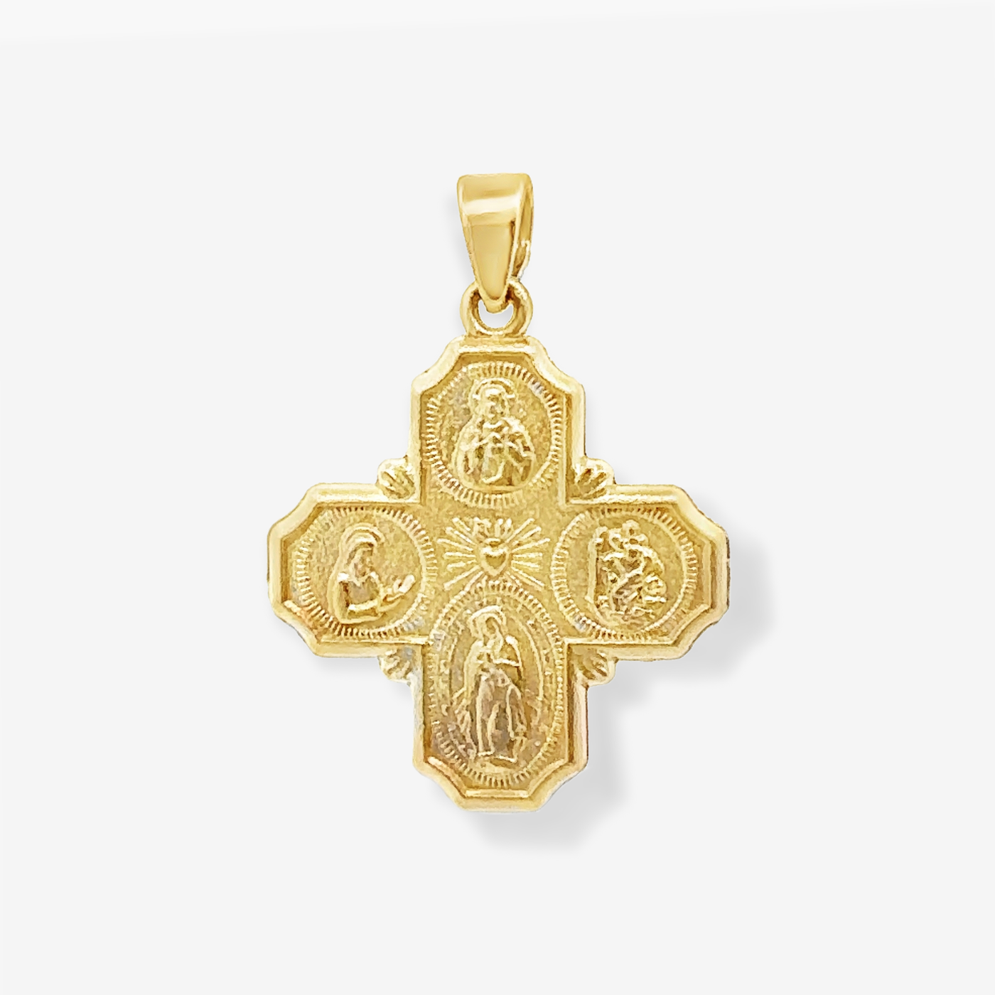 4 Way Saint 1" Pendant