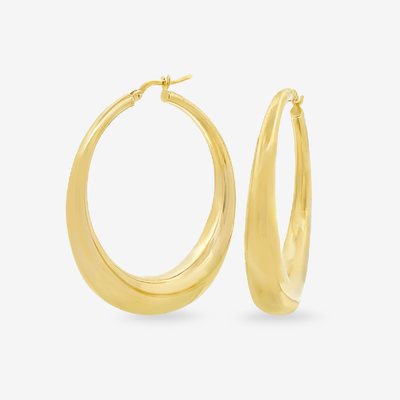 7mm Graduated Hoop Earrings