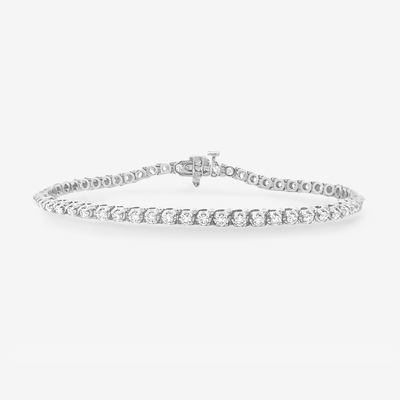 Straight Line “Classic” Mini Diamond Tennis Bracelet