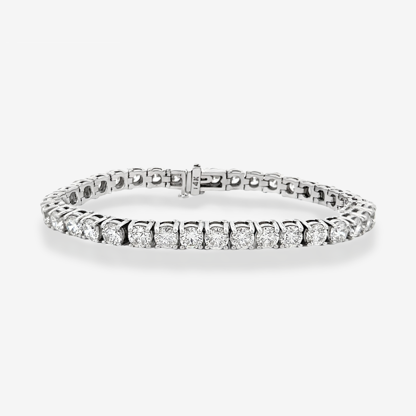 Straight Line “Classic” Significant Diamond Tennis Bracelet