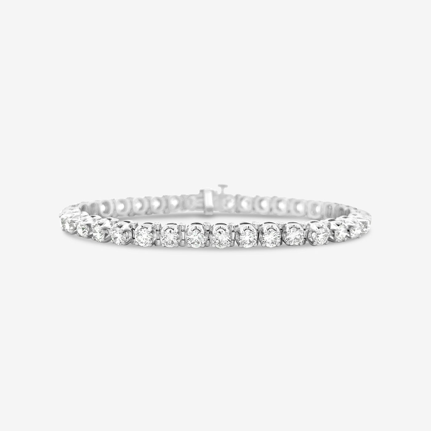 Straight Line “Classic” Diamond Tennis Bracelet