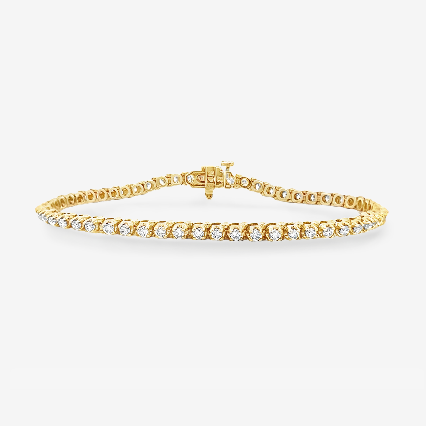 Straight Line “Classic” Mini Diamond Tennis Bracelet