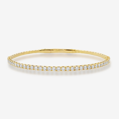 0.95CT Halfway Flex Bangle Bracelet