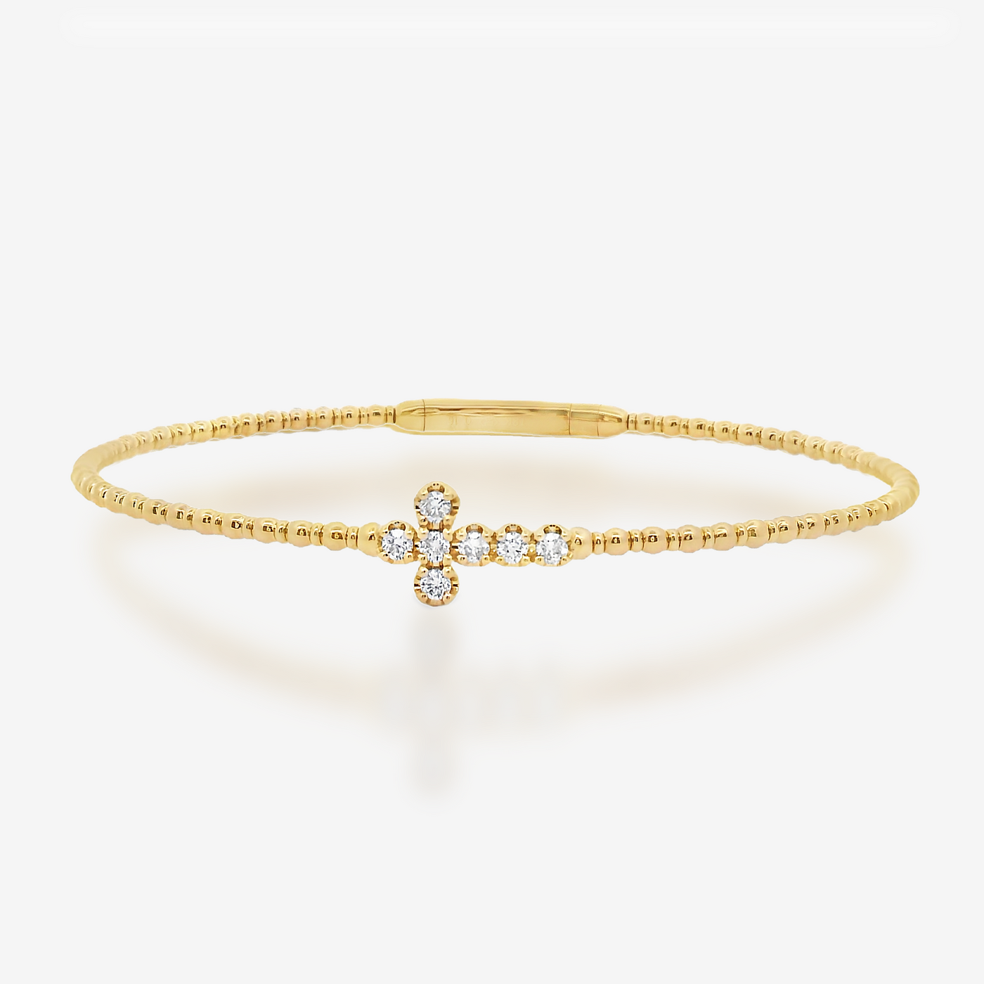 Bead It Cross Bangle Bracelet