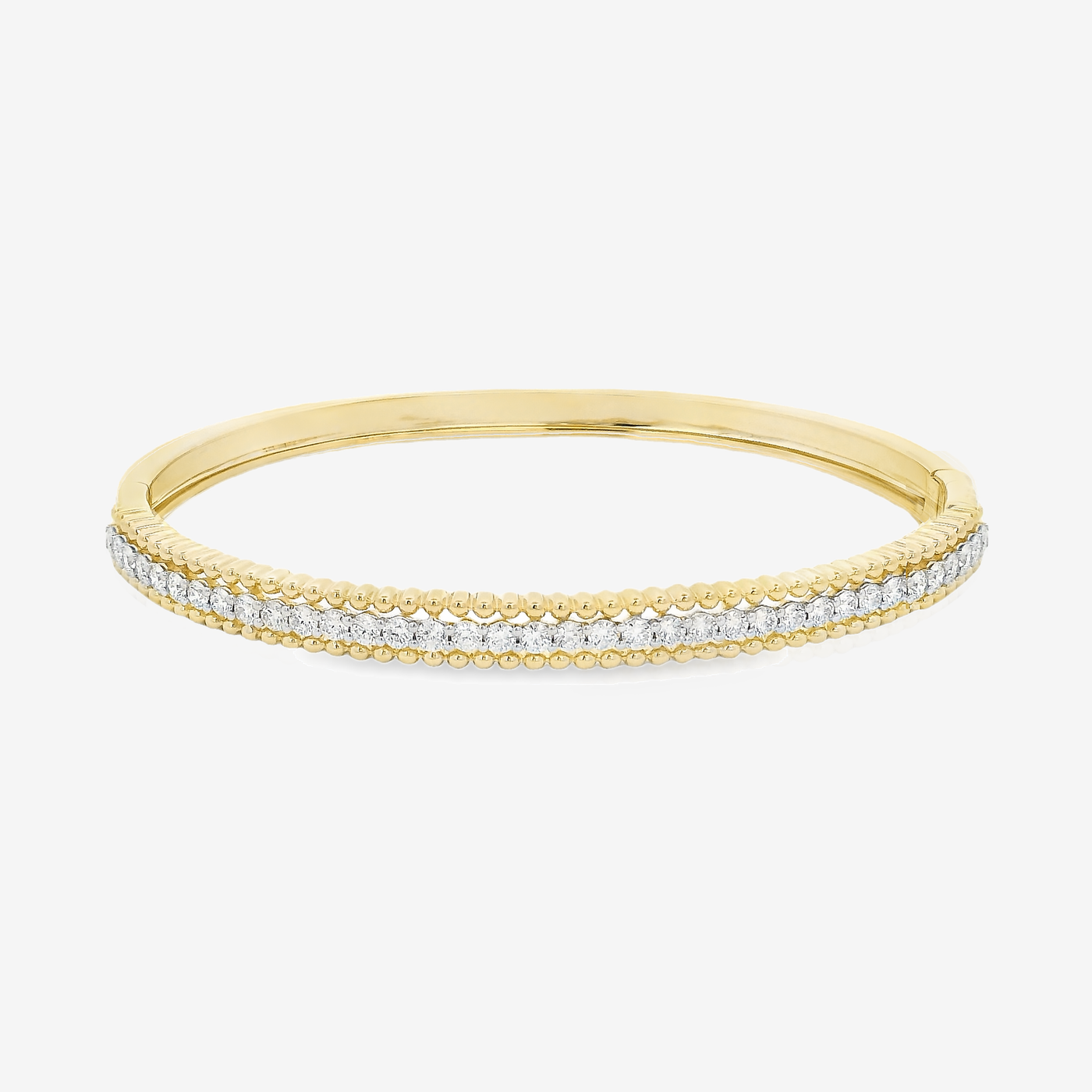 Bead It Single Row 1/2 Way Bangle Bracelet