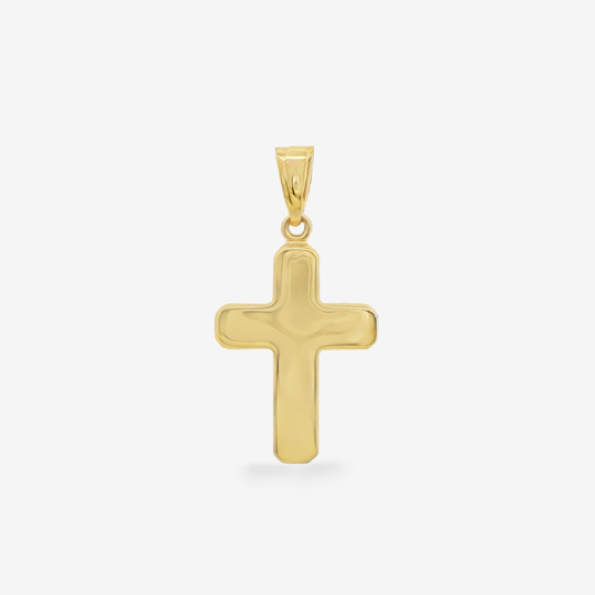 Classic High Polished Cross Pendant