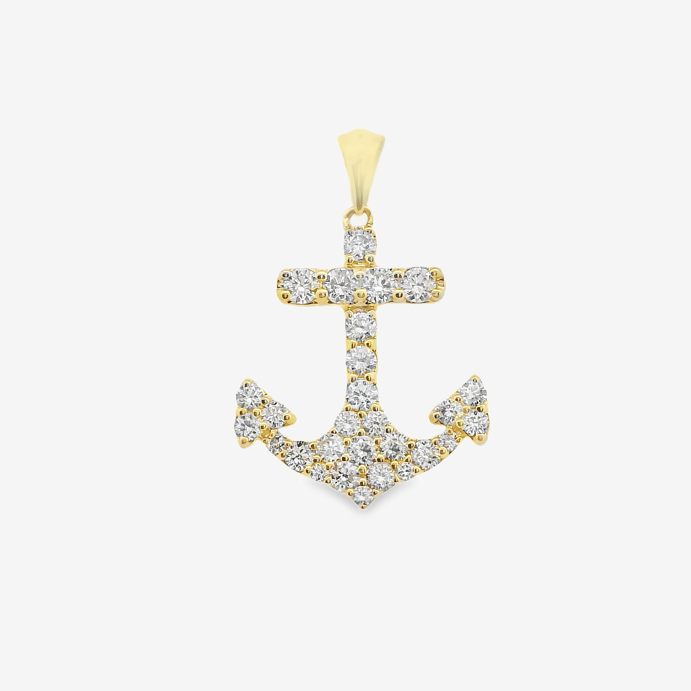 Diamond Anchor Pendant