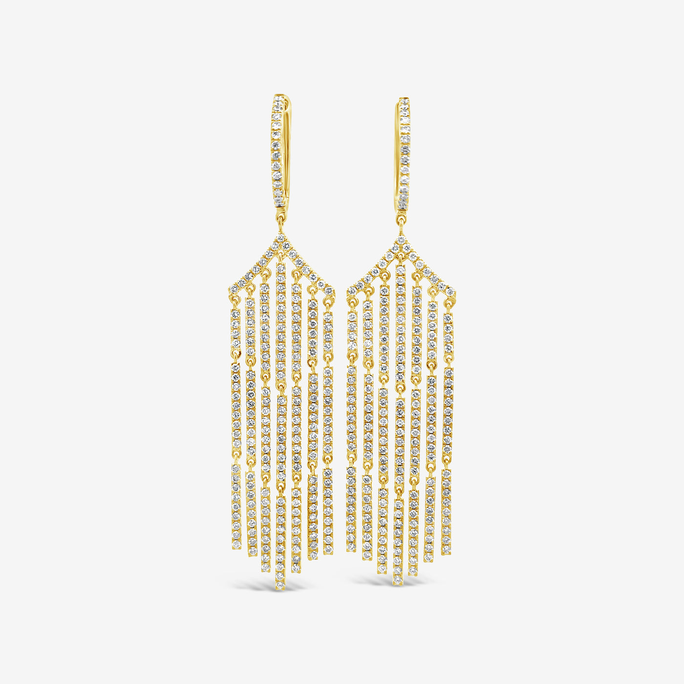 diamond chandelier earrings