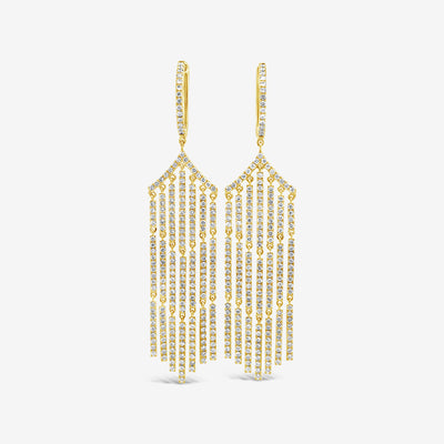 diamond chandelier earrings