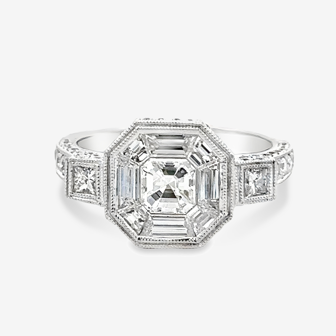 Illusions Set 2.40CT Diamond Ring