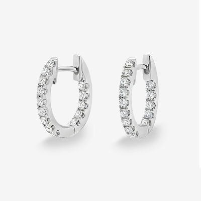 Inside Out 0.55CT Diamond Huggie Earrings