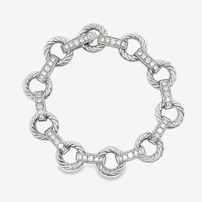 Links & Bars Diamond Bracelet