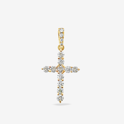 Mini Diamond Cross Pendant