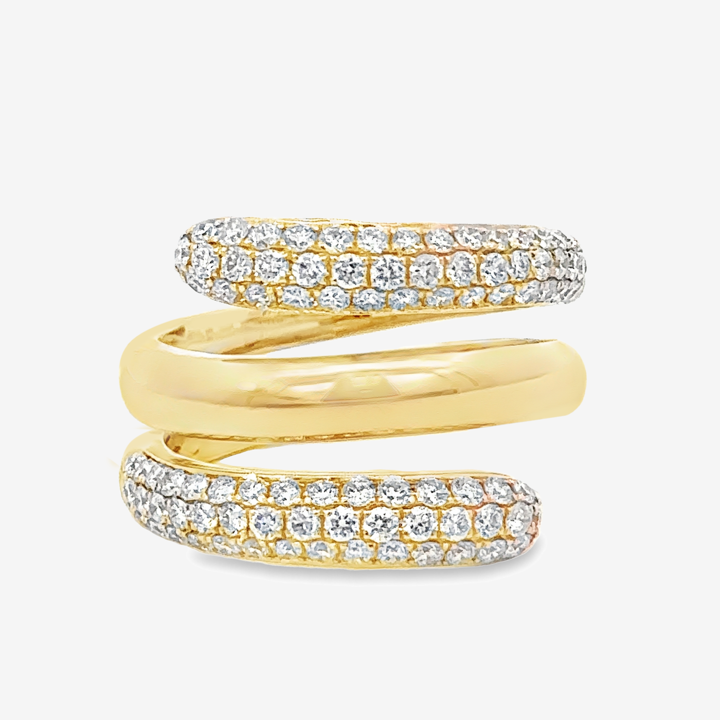 Pave' Triple Wrap Ring