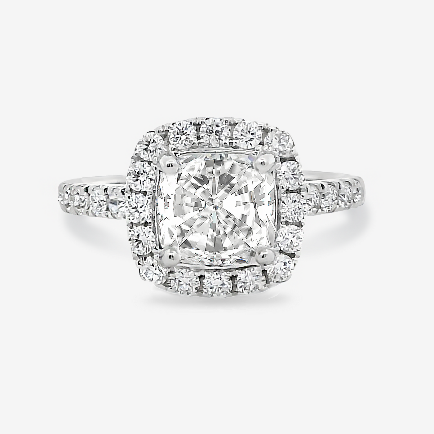 Preset 1.70CT Cushion Diamond Engagement Ring