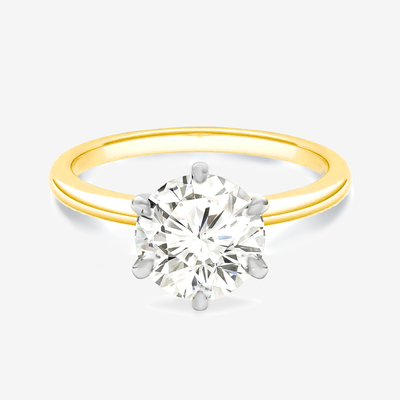 Preset 2.35CT Lab Grown Round Diamond Ensnarement Ring