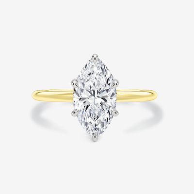 Preset 3.28CT Lab Grown Marquise Engagement Ring