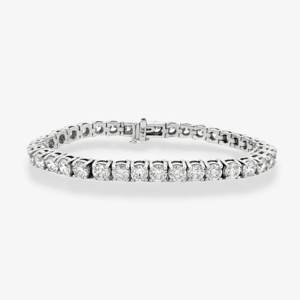 Straight Line “Classic” Diamond Tennis Bracelet