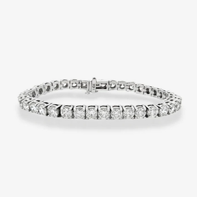 Straight Line “Classic” Diamond Tennis Bracelet