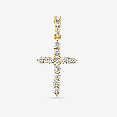 Small Diamond Cross Pendant