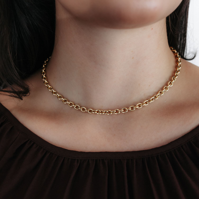 Oval Link Necklace